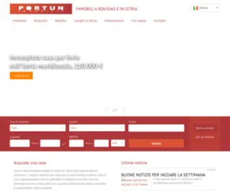 Istriaimmobiliare.it(Acquisto e vendita degli immobili a Rovigno e in Istria) Screenshot