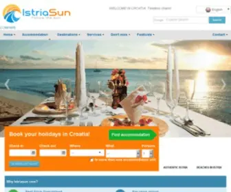 Istriasun.com(Vacation in Croatia) Screenshot