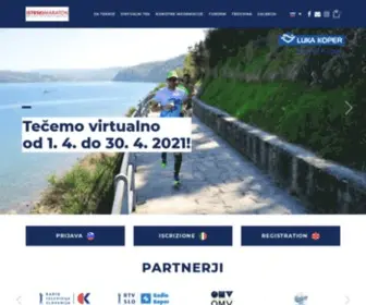 Istrski-Maraton.si(Istrski maraton povezuje ​štiri istrska mesta​) Screenshot