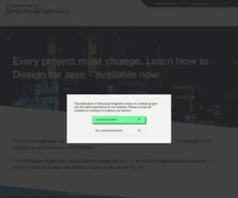 Istructe.org.uk(The Institution of Structural Engineers) Screenshot