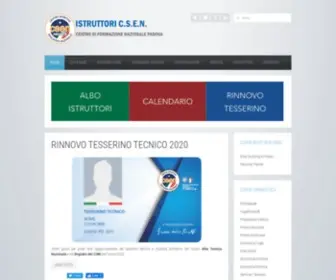 Istruttorinazionali.it(CSEN Centro di Formazione Padova) Screenshot