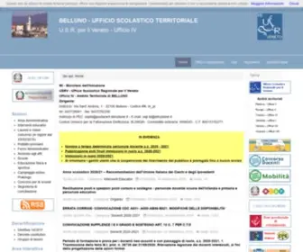 Istruzionebelluno.it(Sito istituzionale dell'Ufficio Scolastico Territoriale di Belluno. USR per il Veneto) Screenshot