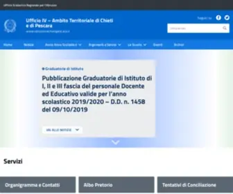 Istruzionechietipescara.it(Ambito Territoriale di Chieti e di Pescara) Screenshot