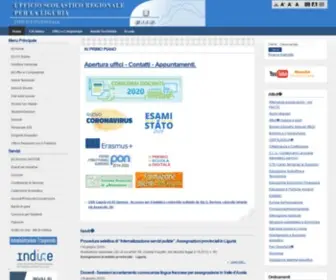 Istruzioneliguria.it(Ufficio Scolastico Regionale Liguria) Screenshot
