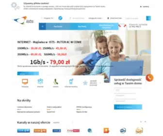 ISTS.pl(Internet, telewizja, internet mobilny dla Twojego domu) Screenshot