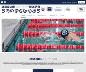 Istsockeyes.org(Issaquah Swim Team) Screenshot