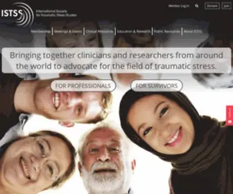 ISTSS.org(The International Society for Traumatic Stress Studies) Screenshot