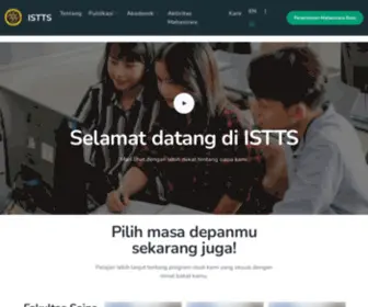 ISTTS.ac.id(Institut Sains dan Teknologi Terpadu Surabaya) Screenshot