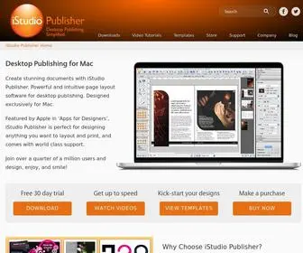 Istudiopublisher.com(Page Layout Software for Desktop Publishing on Mac) Screenshot