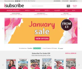 Isubscribe.co.uk(Magazine Subscriptions) Screenshot