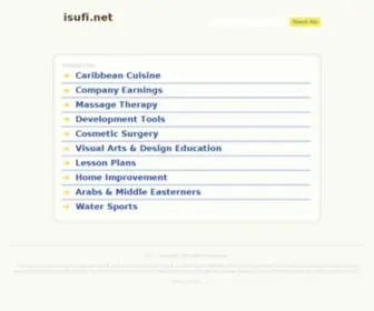 Isufi.net(Web Directory) Screenshot