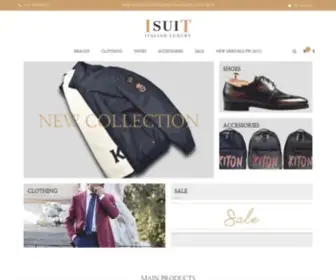 Isuit.it(The home of handmade Italian tailoring) Screenshot