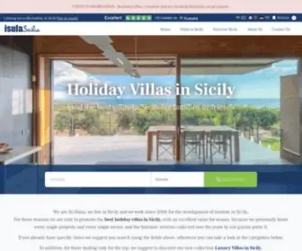 Isulasicilia.com(Holiday Villas in Sicily) Screenshot