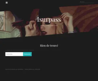 Isurpass.fr(Isurpass) Screenshot