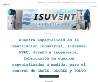 Isuvent.com(Expertos en Ingeniería en Ventilación Industrial) Screenshot