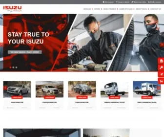 Isuzu.co.za(The new D) Screenshot