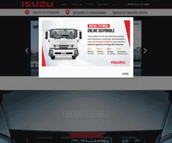 Isuzumex.com.mx(Isuzu Camiones) Screenshot