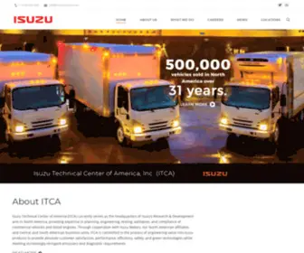 Isuzutechcenter.com(Isuzu Technical Center of America) Screenshot