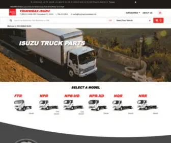 Isuzutruckpartsonline.com(Genuine Isuzu Truck Parts) Screenshot