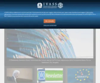 Isvap.it(Istituto per la vigilanza sulle assicurazioni) Screenshot