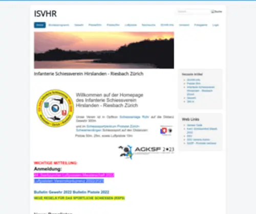 ISVHR.ch(Joomla) Screenshot