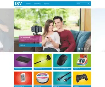 Isy-Online.eu(Elektronische Produkte mit außergewöhnlichem Design zu günstigen Preisen) Screenshot