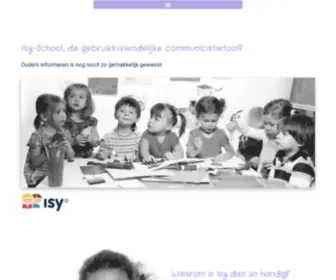 Isy-School.nl(Isy is hét oudercommunicatie platform voor de basisschool. oudercommunicatie) Screenshot