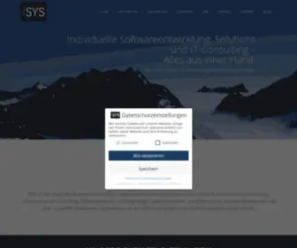 Isys.de(Individuelle Softwareentwicklung & IT) Screenshot