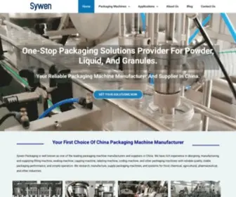 Isywen.com(Your Premier Packaging Machine Manufacturer) Screenshot