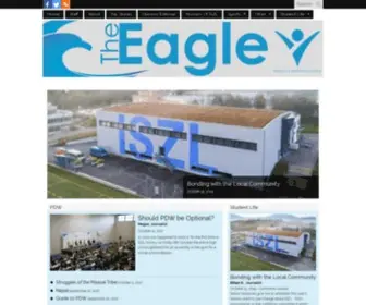 Iszlschoolnewspaper.com(The Eagle) Screenshot