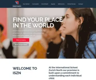 ISZN.ch(International School Zurich North (ISZN)) Screenshot