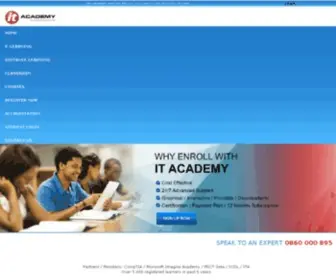 IT-Academy.co.za(Computer Training & Online Computer Courses) Screenshot