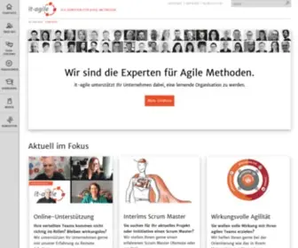 IT-Agile.de(Expertise für agile Arbeit & agile Methoden ►) Screenshot