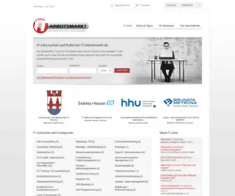 IT-Arbeitsmarkt.de(Jobbörse für IT) Screenshot