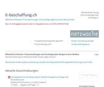 IT-Beschaffung.ch(IT Beschaffung) Screenshot