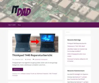 IT-Dad.de(Ein Blog eines technikbegeisterten Vaters) Screenshot