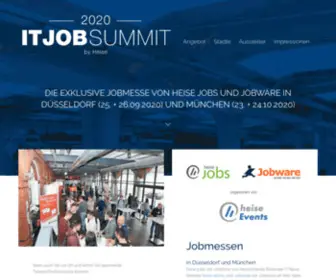 IT-Job-Summit.de(IT-Job Summit, die exklusive Jobmesse von heise jobs und Jobware in) Screenshot