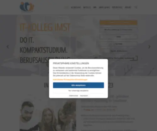 IT-Kolleg-IMST.at(IT Kolleg IMST) Screenshot