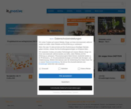 IT-Motive.de(Softwarespezialisten für SAP & eBusiness aus Duisburg) Screenshot