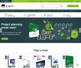 IT-Nerd24.uk(Günstig Software online kaufen) Screenshot