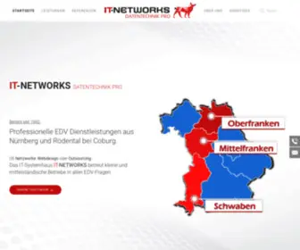 IT-Networks.de(EDV-Dienstleister aus Rödental, Nürnberg und Pfronten) Screenshot