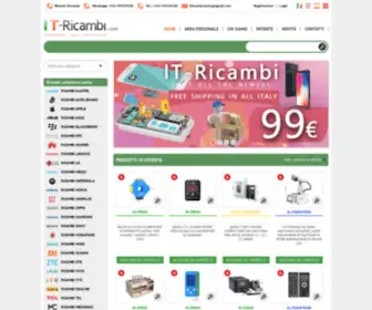 IT-Ricambi.com(Vendita online all'ingrosso di ricambi e accessori per smartphone e di componenti elettronici) Screenshot