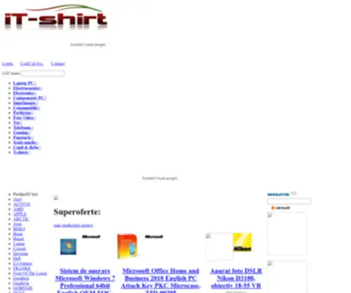 IT-Shirt.ro(IT-shirt, we dress your life) Screenshot