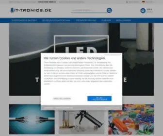 IT-Tronics.de(Vertrieb von allerlei elektronischen Bauteilen wie z. B) Screenshot