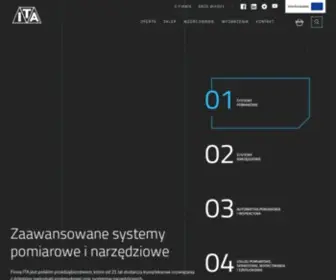 Ita-Polska.com.pl(Zaawansowane systemy pomiarowe i narzędziowe) Screenshot