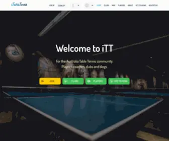 Itabletennis.com.au(Table tennis table) Screenshot