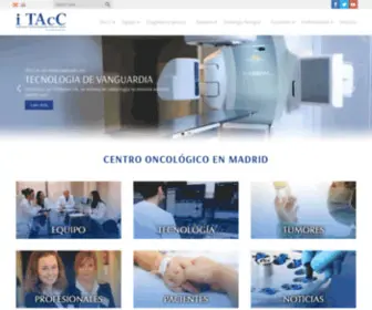 Itaccancer.es(Centro Oncológico en Madrid) Screenshot