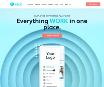 Itacit.com(The #1 Employee Experience Platform & Employee App) Screenshot