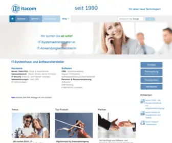 Itacom.de(CRM Software) Screenshot