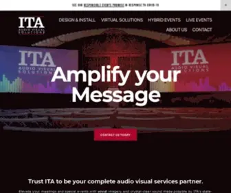 Ita.com(ITA Audio Visual Solutions) Screenshot